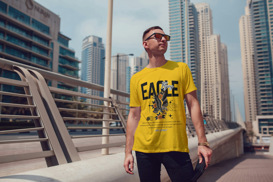 ASTER STORE Premium Unisex Oversized T-Shirt – “Flying Eagle” Summer Edition