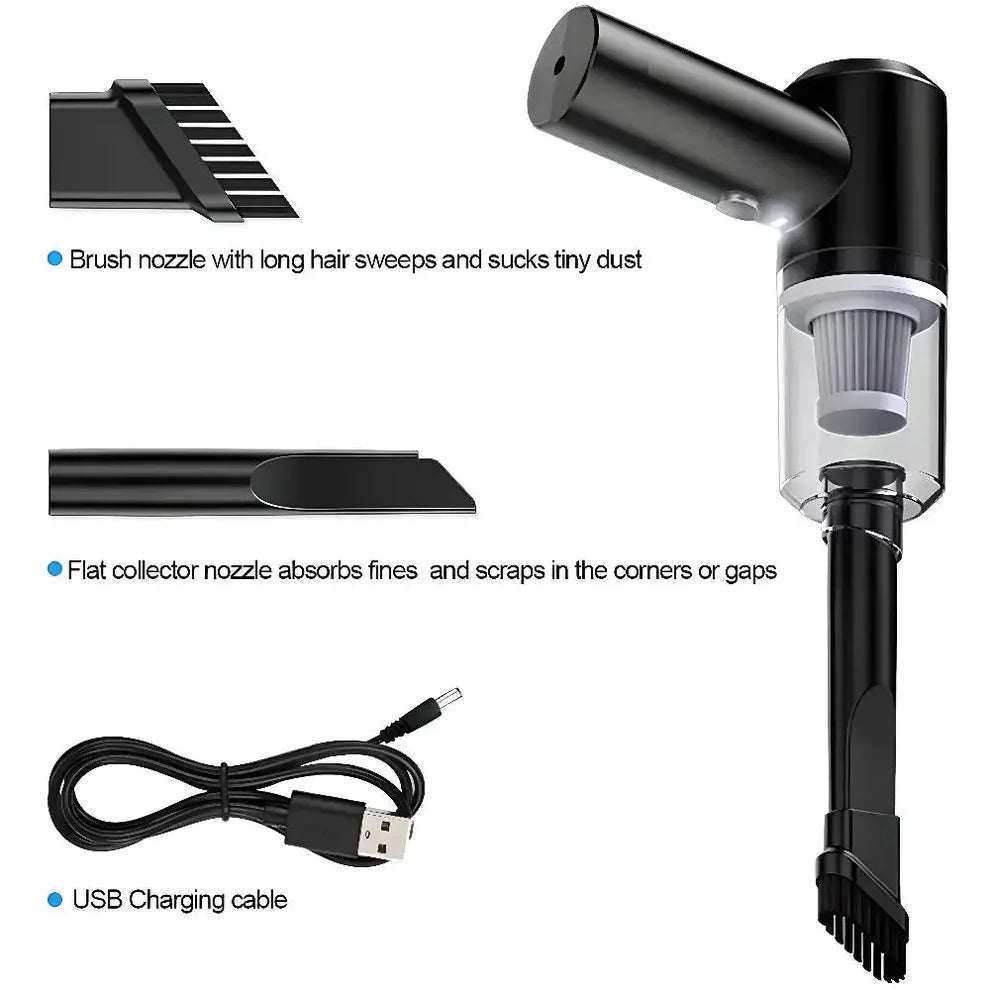 Vacuum Cleaner | Portable Air Duster | Wireless Dust Cleaner