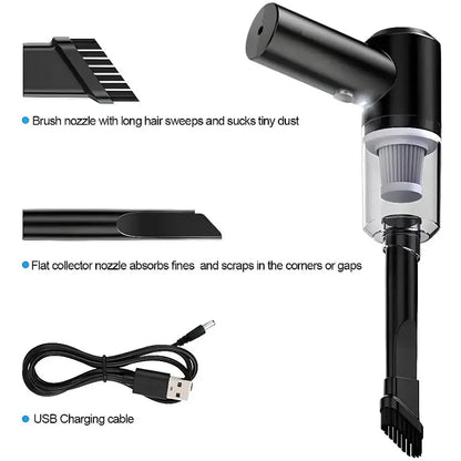 Vacuum Cleaner | Portable Air Duster | Wireless Dust Cleaner