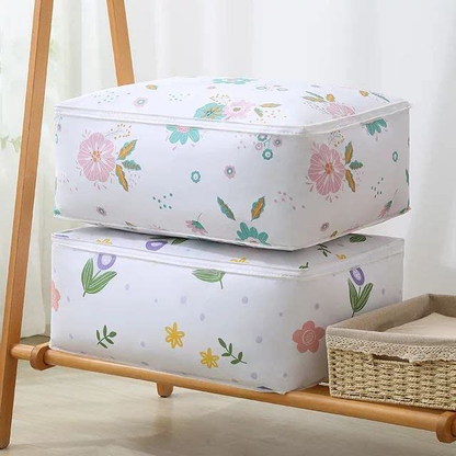 Blanket Storage bag Folding Organizer bag 3 PACK
