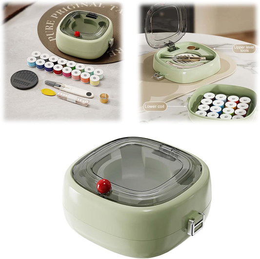 New Portable Travel Home Small Magnetic Sewing Box