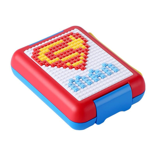 Building Block Lunch Box DIY (Red Blue)