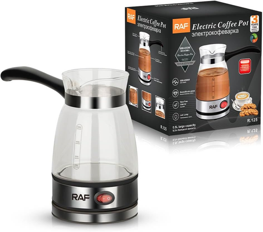 Turkish Coffee Maker, 500ML 5 or 6 Cups, stainless steel