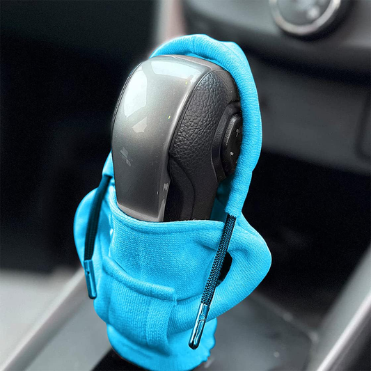 Car Gear Shift Hoodie Cover (Blue)