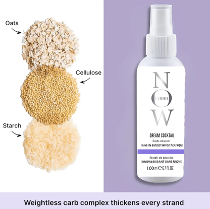 NOW Dream Cocktail Carb Infused Leave-in Treatment Volumizer Hair (Pack of 2)