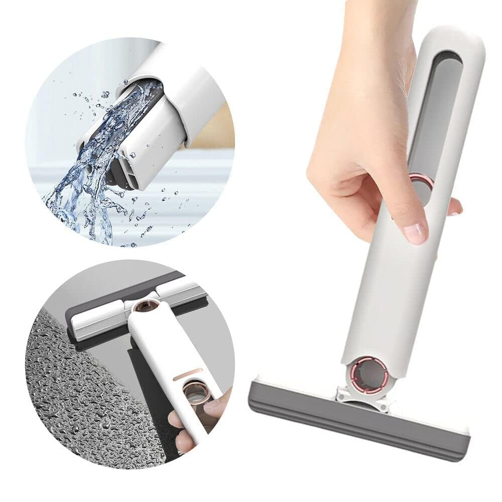 Portable Mini Mop Self Squeeze Absorbent Magic Wiper