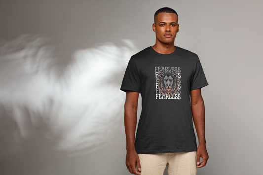 Fearless Lion - Bold Strength Tee Oversized T-shirt