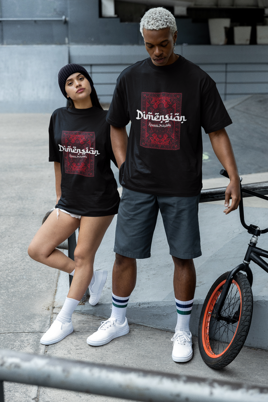 "Dimension Unisex Oversized Tee – Street Edge Edition by ASTER STORE"