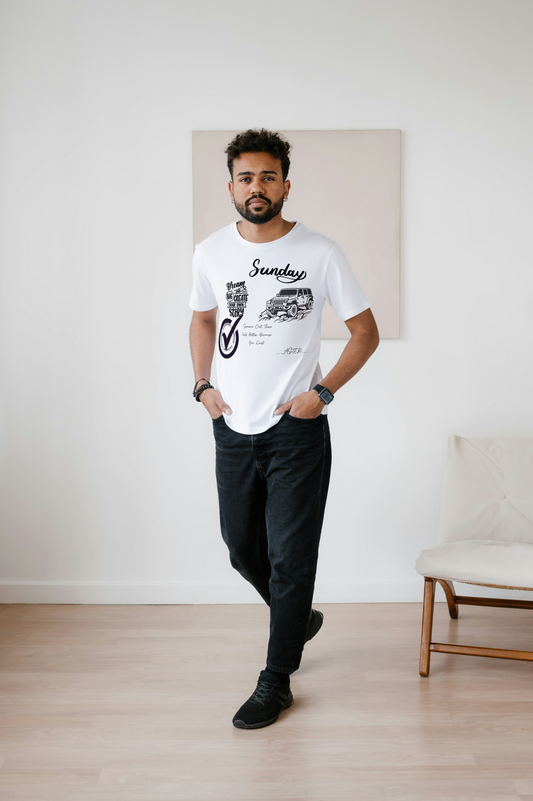 "Sunday Drive" Oversized Tee – Where Dreams Roll Loud