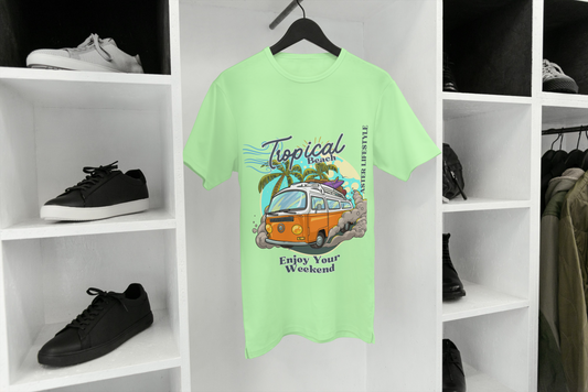Tropical Beach Vibes Unisex T-Shirt – Premium Cotton | Aster Store