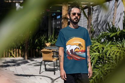 “OCEAN RUSH” Oversized Graphic Tee – ASTER STORE Exclusive